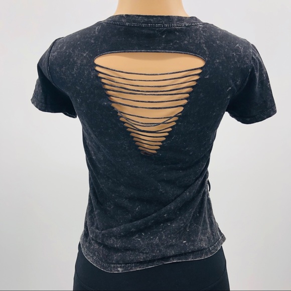 Lace Down Tee Shirt - Picture 5 of 7